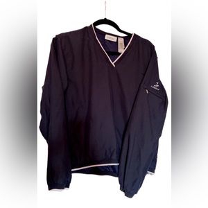Liz golf stain resistant black vintage pullover size M